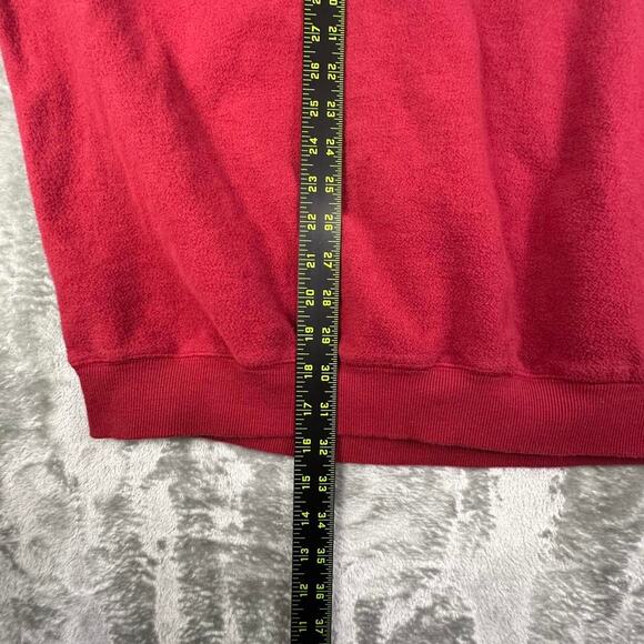 Vintage SDI Red Pullover Fleece Quarter-zip Sweater Size XXL - Picture 5 of 5